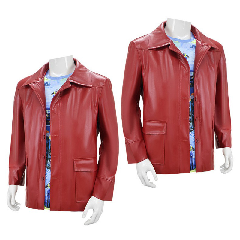 Veste en cuir rouge pour homme - Glow In The Dark Party Glasses avis et prix