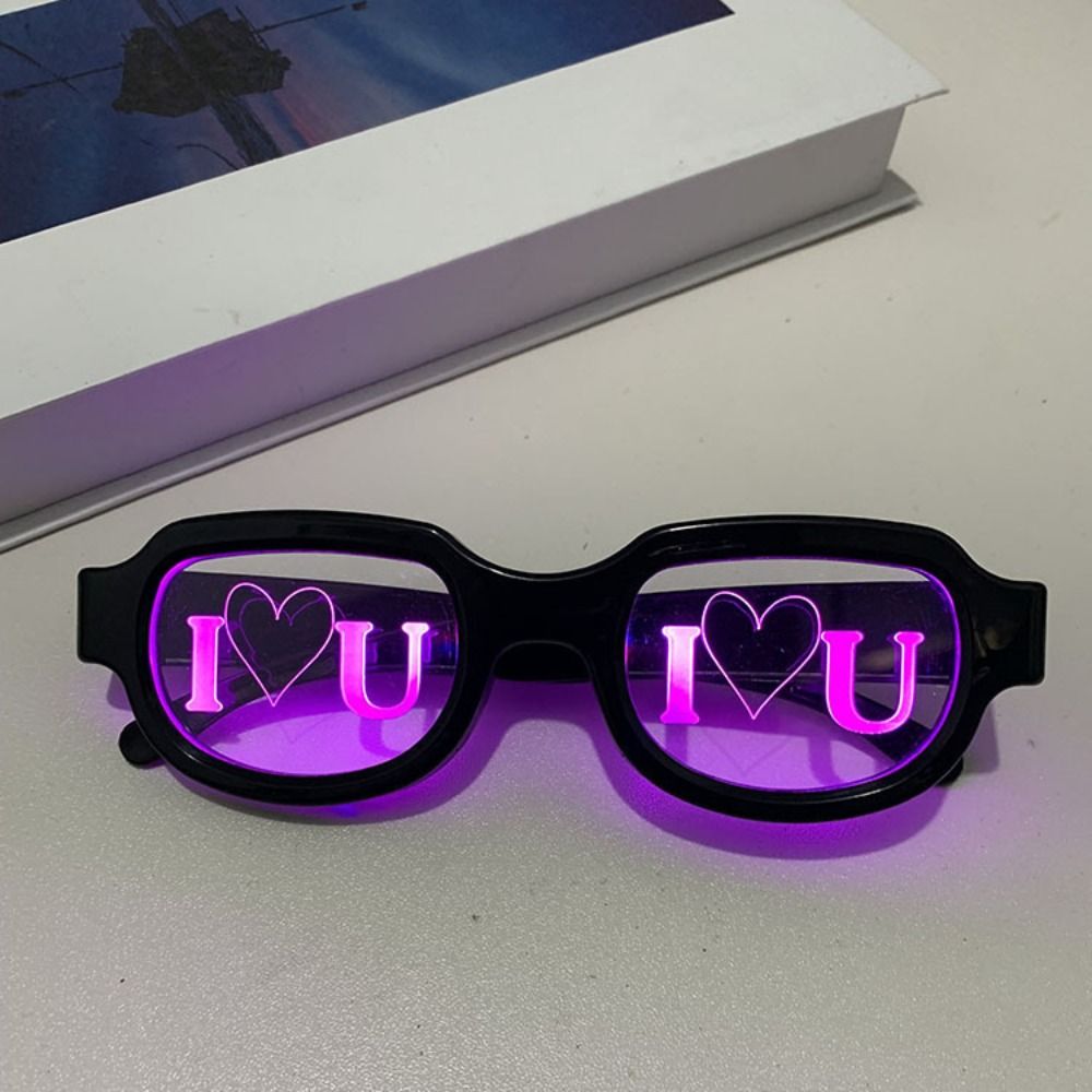 Lunettes LED à Effets Spéciaux - Glow In The Dark Party Glasses avis et prix