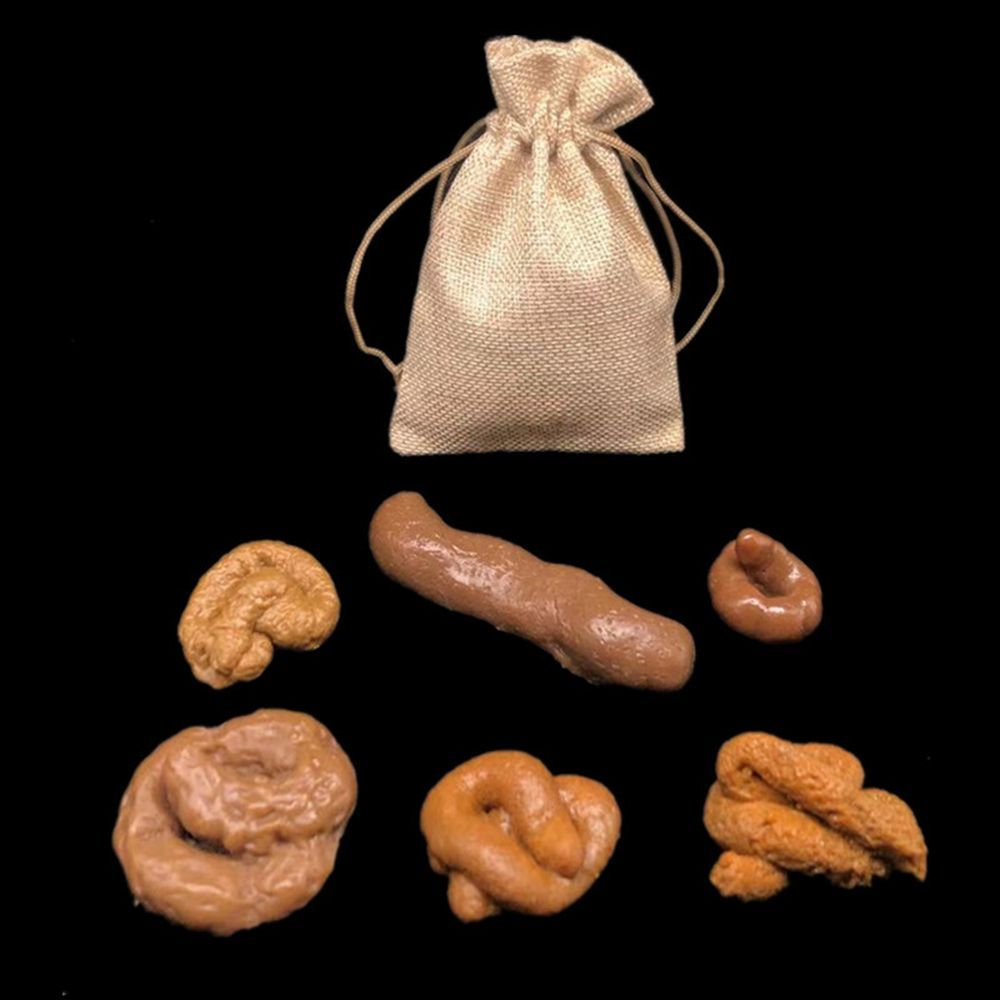 Gadget de blague, 6 pièces, jo - Fake Poop Gag Gift avis et prix