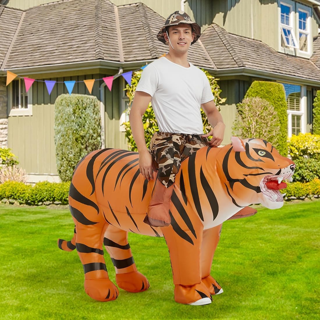Déguisement de tigre gonflable - Costumes avis et prix