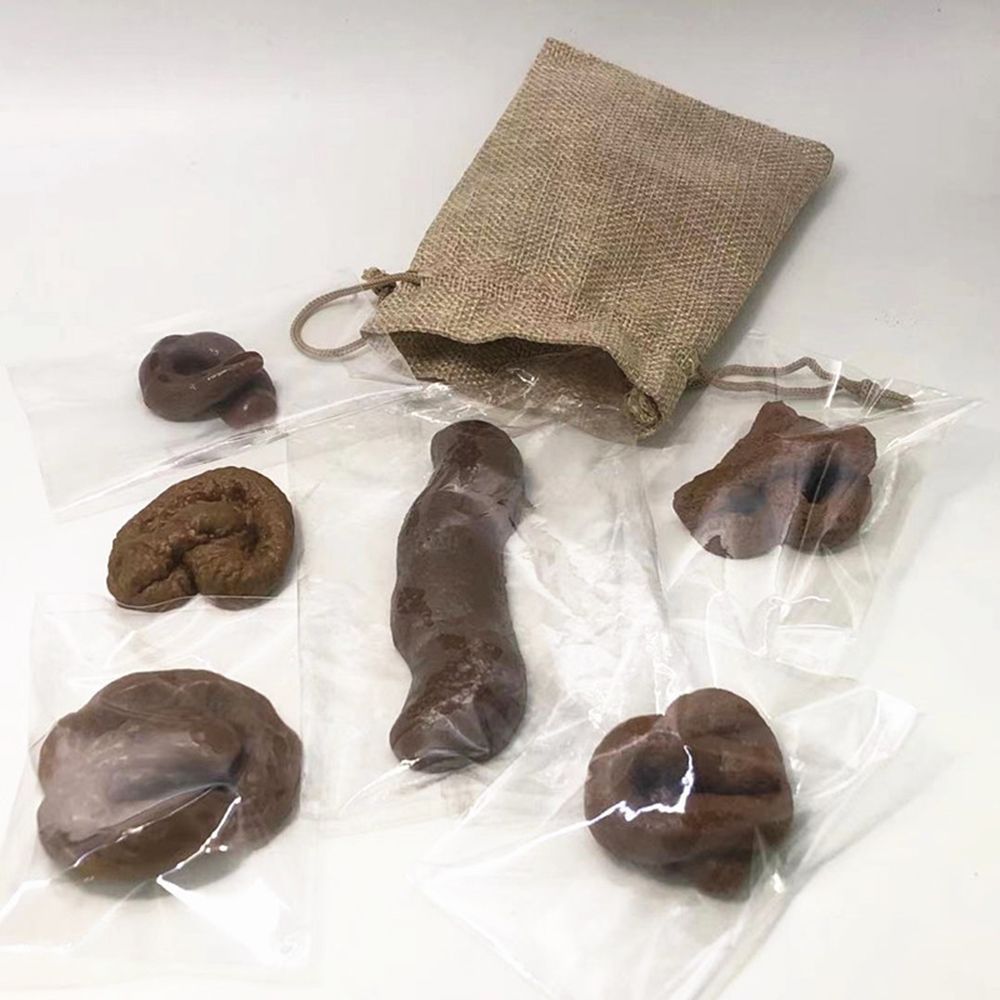 6 pièces de gadgets antistress - Fake Poop Gag Gift avis et prix